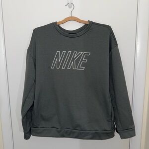 Nike Women’s Fleece Lined Pullover Crewneck - Grey - Size M